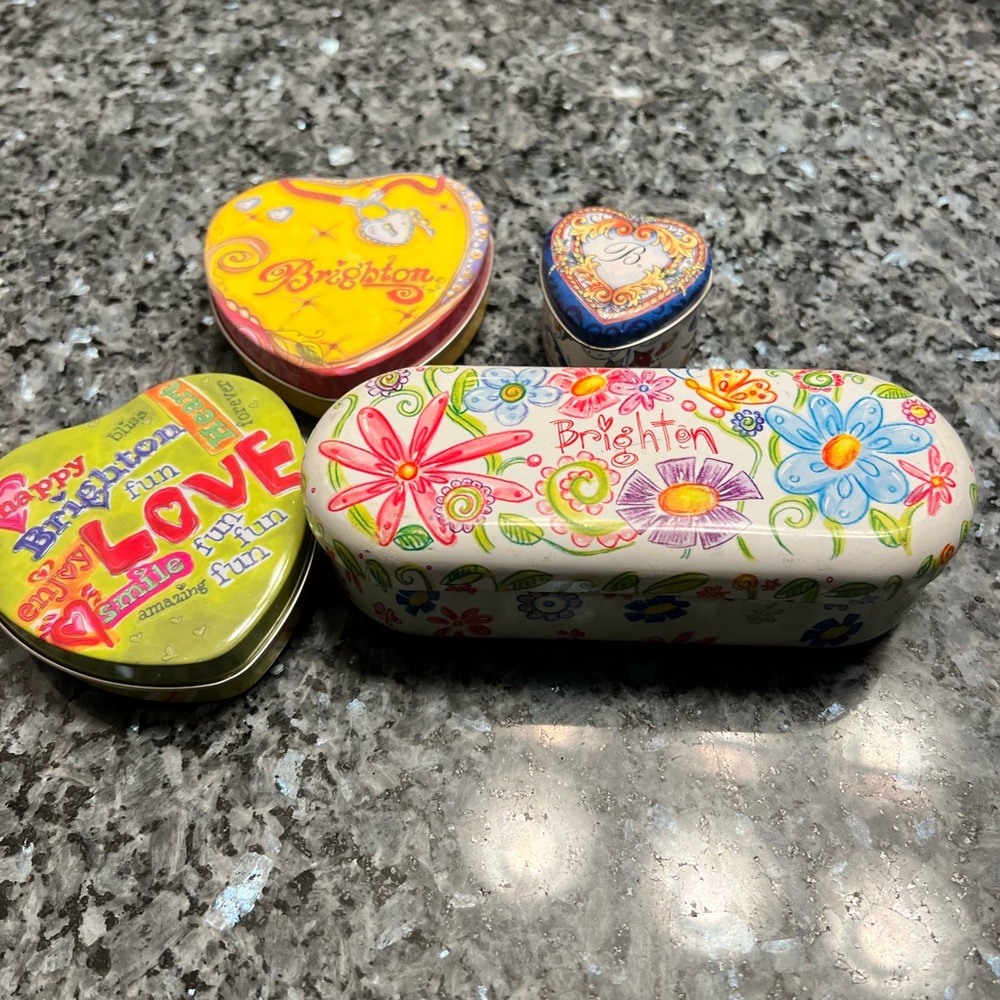 Brighton Floral and Heart Tin Collection